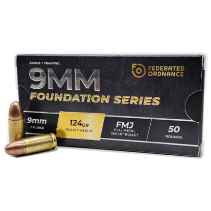 9mm federated ordnance FMJ rounds